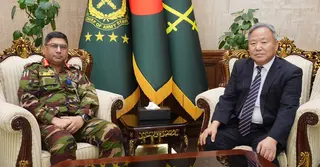 সেনাপ্রধানের সঙ্গে দক্ষিণ কোরিয়ার রাষ্ট্রদূতের বিদায়ী সাক্ষাৎ